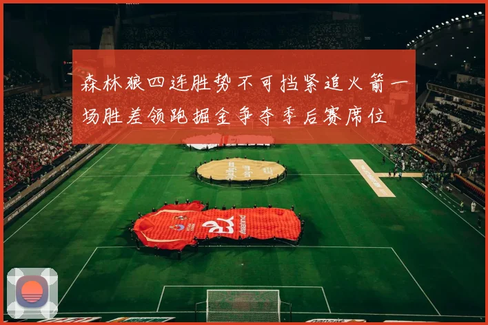 森林狼四连胜势不可挡紧追火箭一场胜差领跑掘金争夺季后赛席位